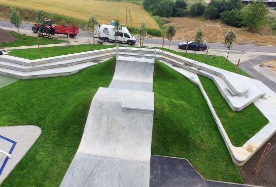 béton skatepark à Świecie