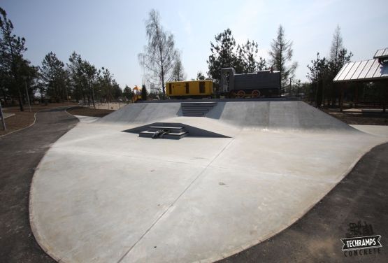 Entwicklung des Parks in Olkusz - Skatepark in Polen