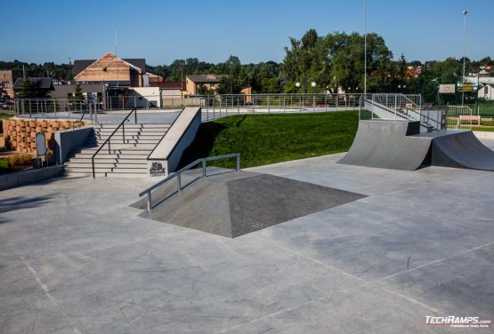 Techramps -  concreto skatepark Wąchock