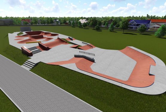 Konkreter Skatepark Wejherowo - Polen