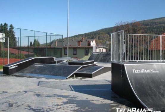 Modularer skatepark in Świeradów-Zdrój