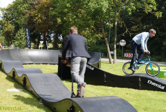 Pumptrack bike track in Denmark