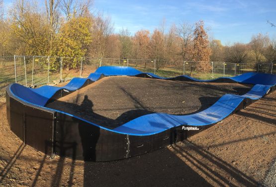 Blue Pumptrack in Cracow