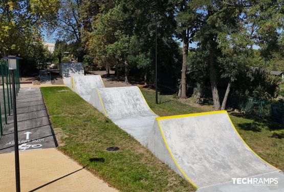 Skatepark & pumptrack betonowy w Mińsku Mazowieckim