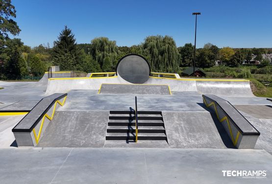 Skatepark & pumptrack betonowy w Mińsku Mazowieckim