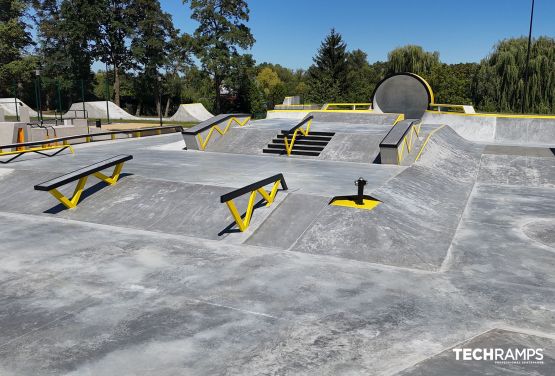 Skatepark & pumptrack betonowy w Mińsku Mazowieckim