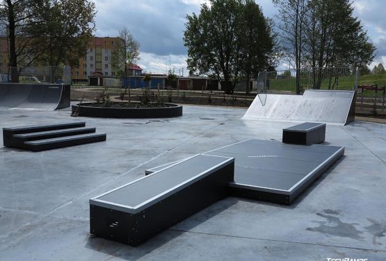 Modułowy skatepark od Techramps