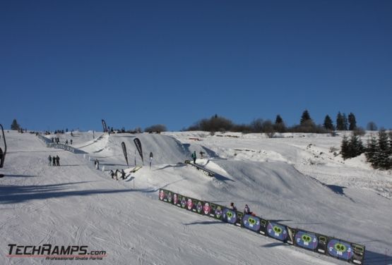 Snowpark en Witów (Polonia)