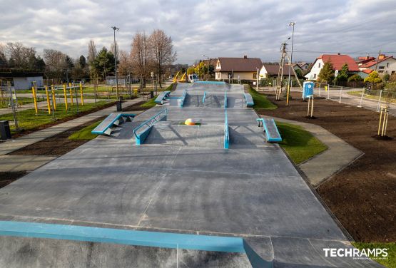 Skatepark betonowy